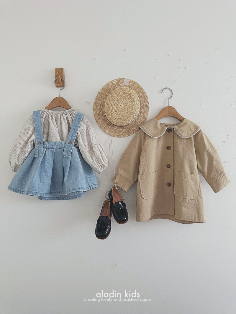 Aladin - Korean Children Fashion - #toddlerclothing - Puff Ribbon Blouse - 10