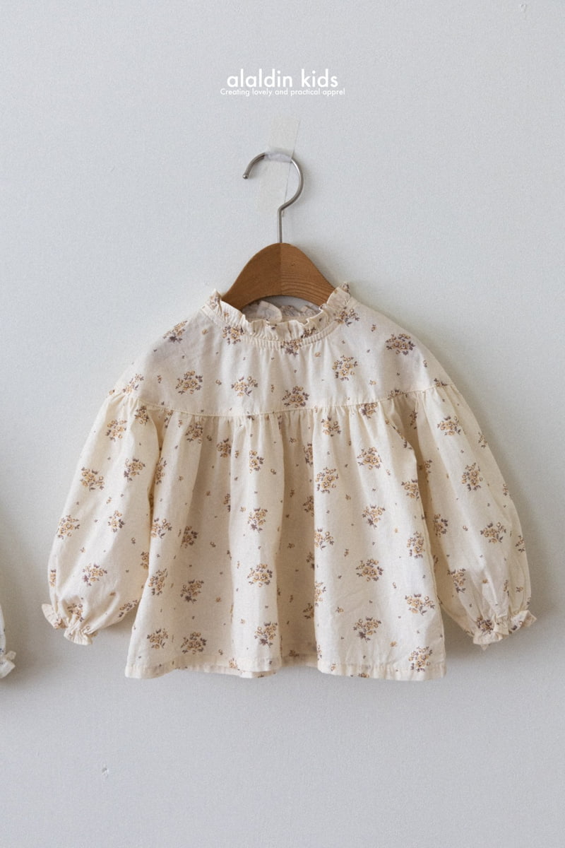 Aladin - Korean Children Fashion - #todddlerfashion - Flower York Blouse - 4