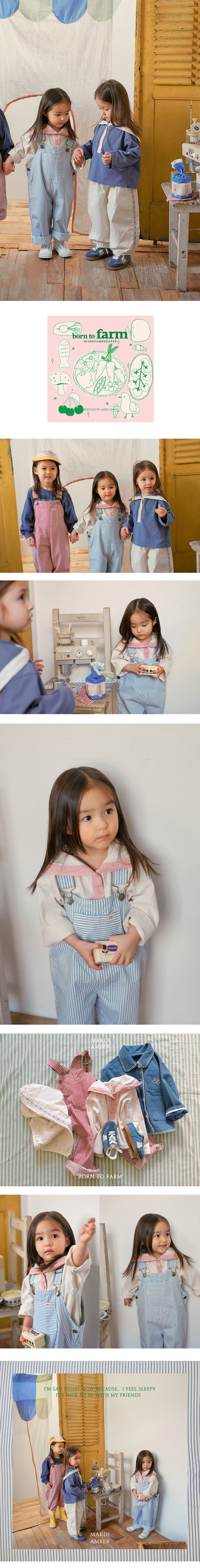 Amber - Korean Children Fashion - #childrensboutique - Bongbong Sailor Collar Tee - 2
