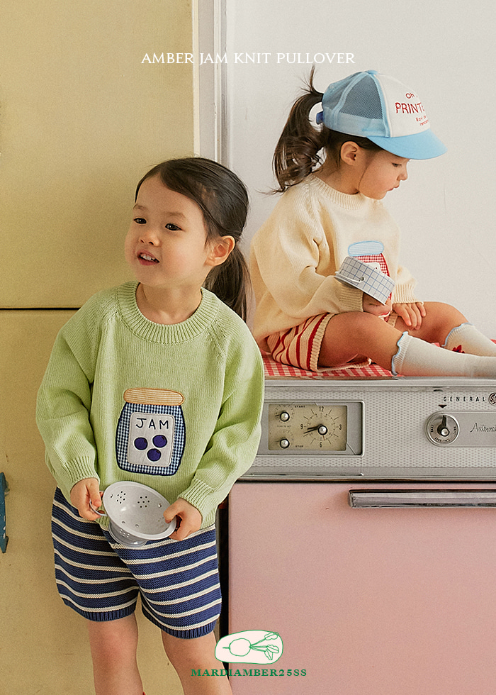 Amber - Korean Children Fashion - #designkidswear - Jam Knit Pullover