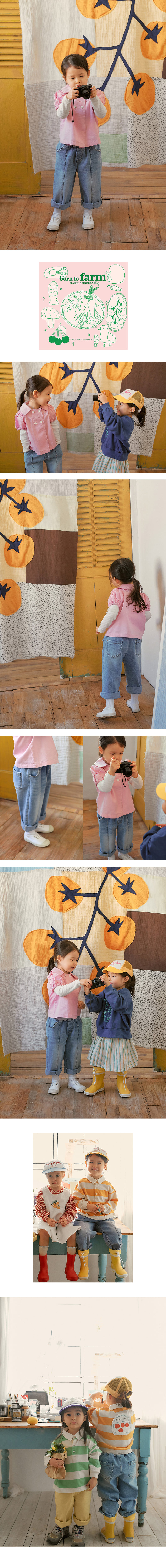 Amber - Korean Children Fashion - #kidsshorts - High Denim Pants - 2