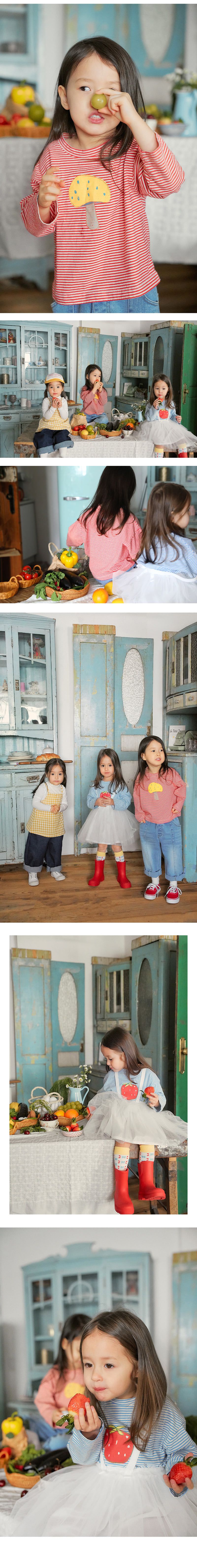 Amber - Korean Children Fashion - #littlefashionista - Stripe Tee - 3