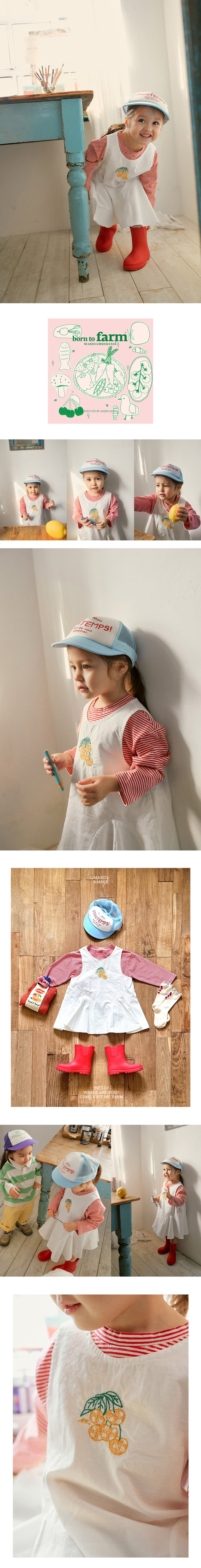 Amber - Korean Children Fashion - #magicofchildhood - Berry Flare One-piece - 2