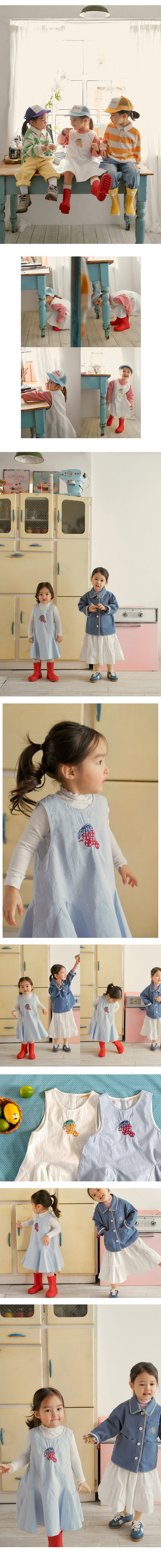 Amber - Korean Children Fashion - #minifashionista - Berry Flare One-piece - 3