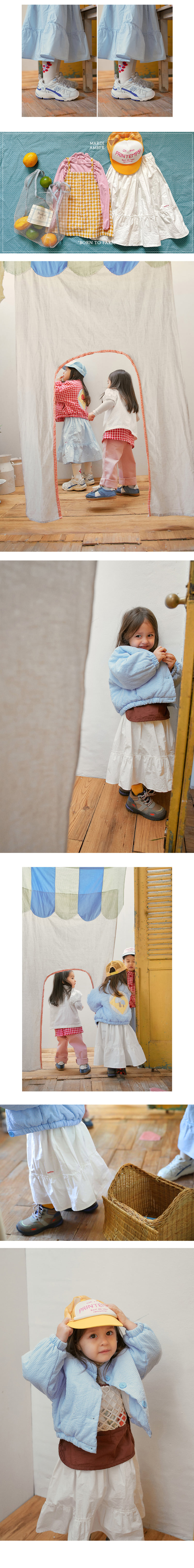 Amber - Korean Children Fashion - #minifashionista - Shiny Long Skirt - 3