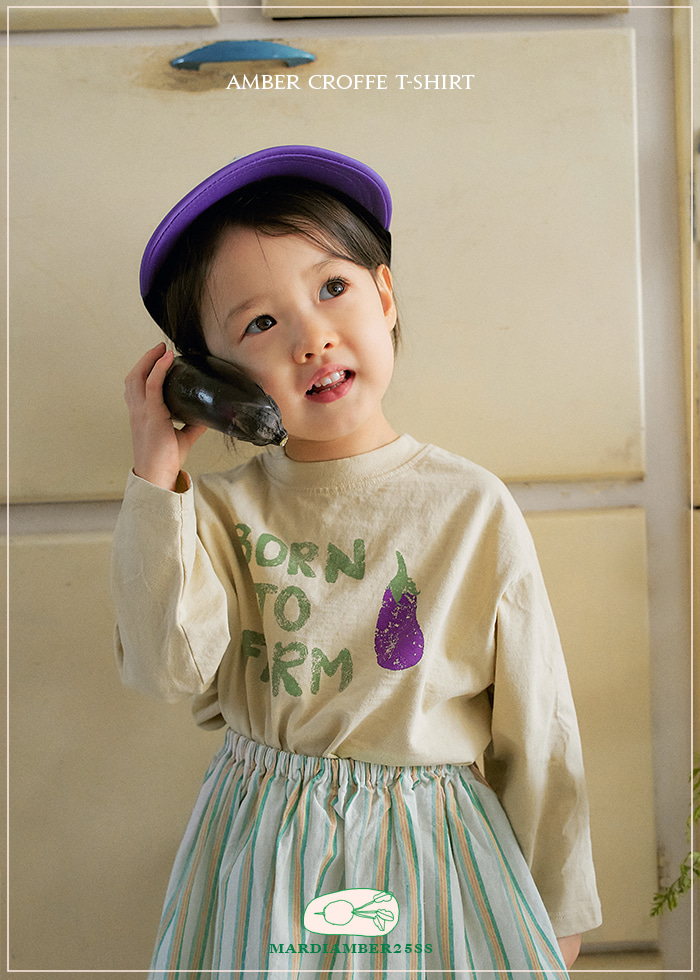 Amber - Korean Children Fashion - #toddlerclothing - Crope Tee