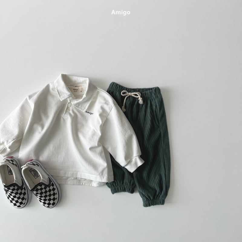 Amigo - Korean Baby Fashion - #babyboutique - Winnie Ribbed Terry Pants - 12