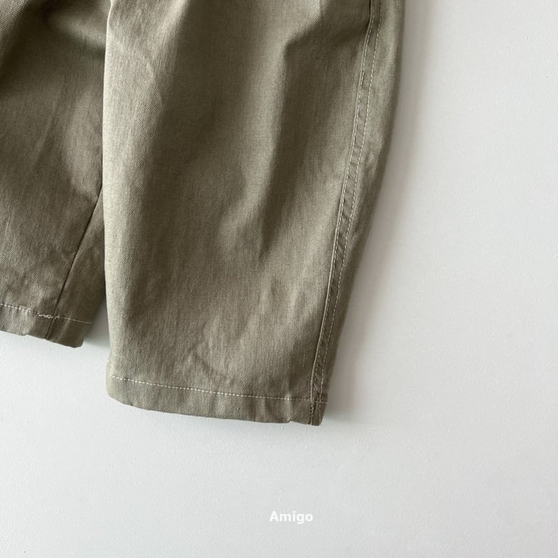 Amigo - Korean Baby Fashion - #babyboutique - Stitched Span Pants - 9