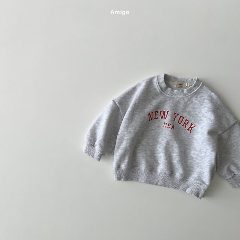 Amigo - Korean Baby Fashion - #babyboutique - New York Sweatshirts - 7