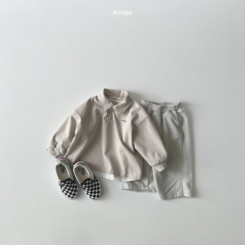 Amigo - Korean Baby Fashion - #babyboutique - A Collar Tee - 12