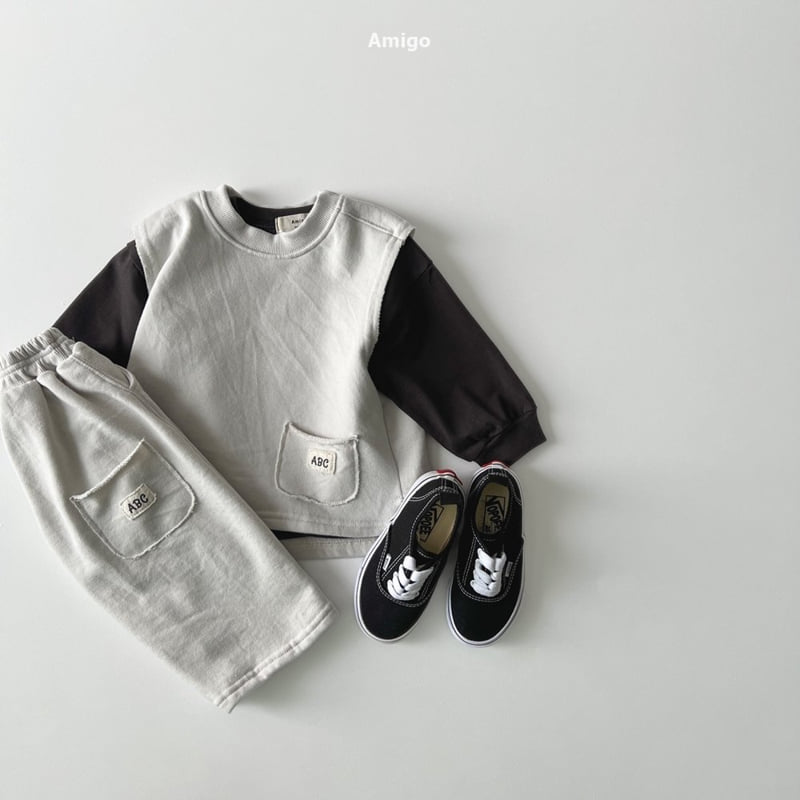 Amigo - Korean Baby Fashion - #babyboutique - ABC Vest - 11