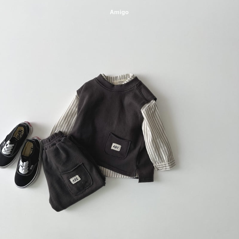 Amigo - Korean Baby Fashion - #babyboutique - ABC Vest - 12