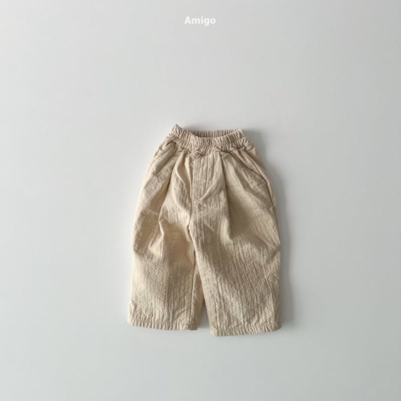Amigo - Korean Baby Fashion - #onlinebabyshop - Embossed Pants - 4