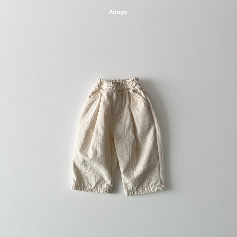Amigo - Korean Baby Fashion - #babyboutique - Embossed Pants - 5