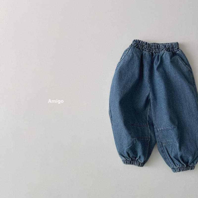 Amigo - Korean Baby Fashion - #babyboutique - Dart Denim Jogger Pants - 2