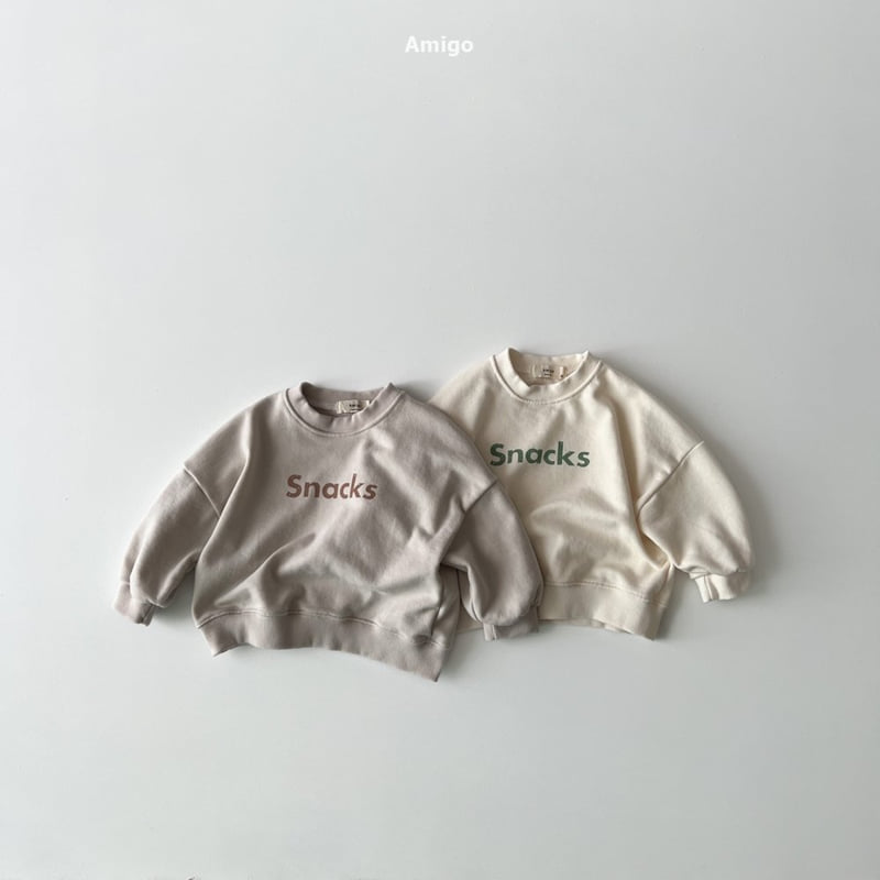 Amigo - Korean Baby Fashion - #babyboutique - Snack Sweatshirts
