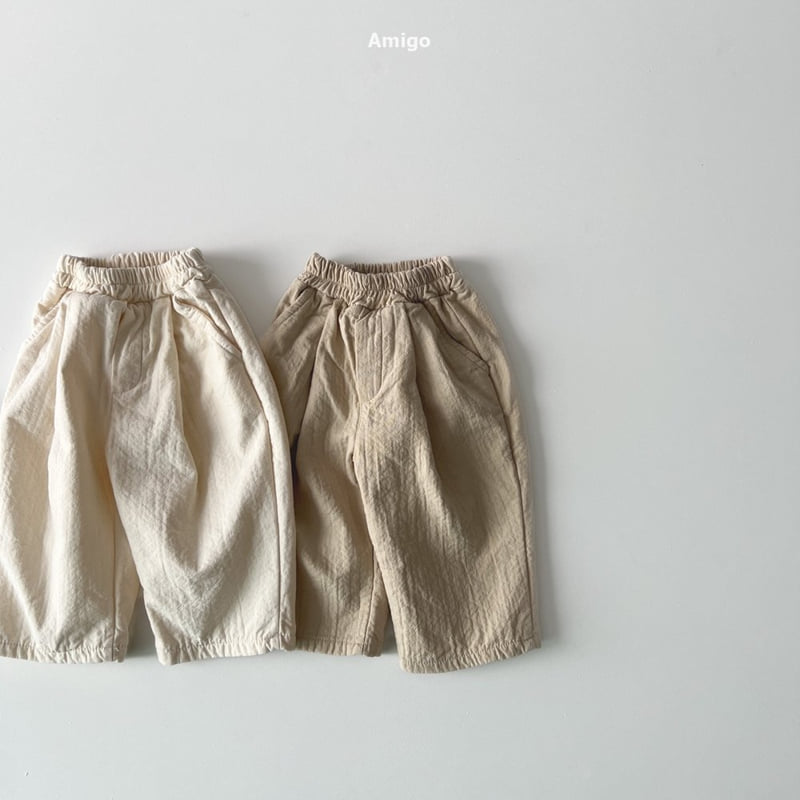 Amigo - Korean Baby Fashion - #babyboutiqueclothing - Embossed Pants - 6
