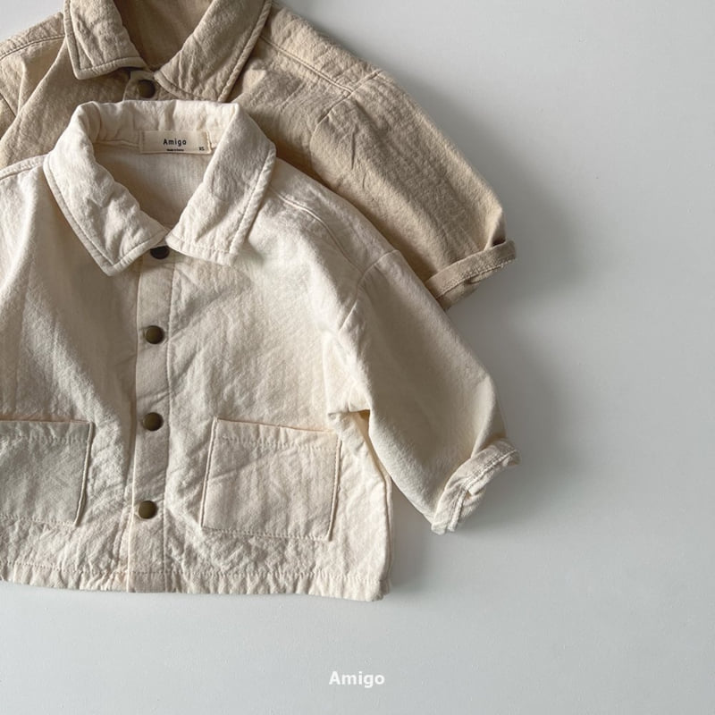 Amigo - Korean Baby Fashion - #babyboutiqueclothing - Embossed Jacket - 5