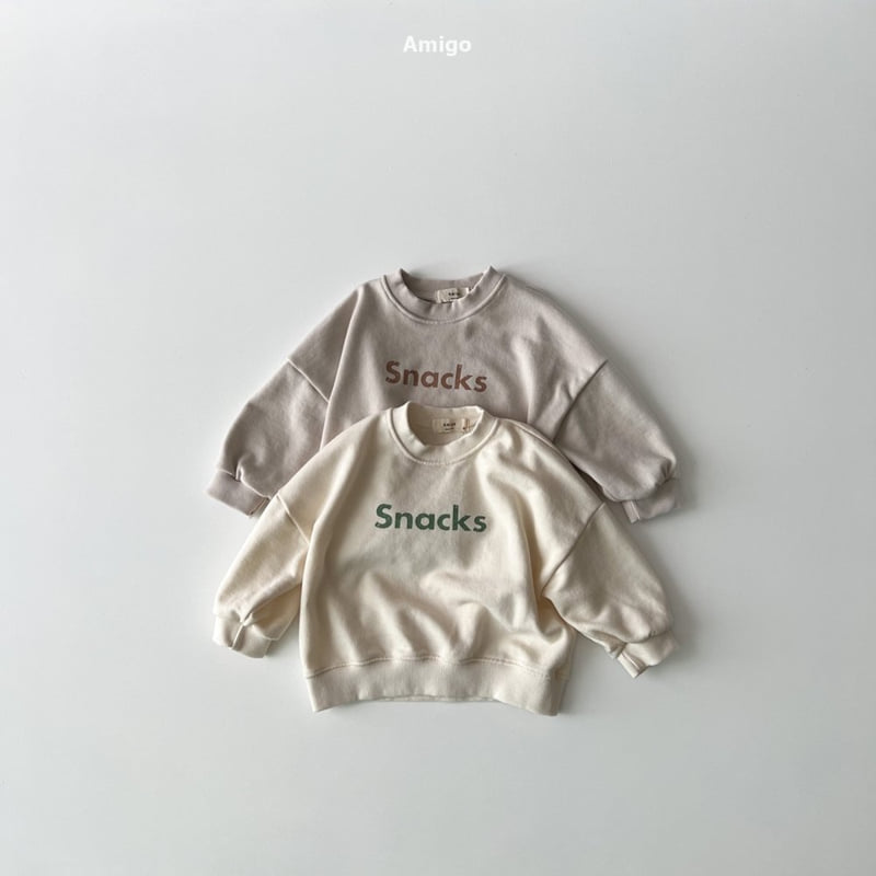 Amigo - Korean Baby Fashion - #babyboutiqueclothing - Snack Sweatshirts - 2