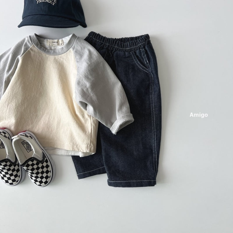 Amigo - Korean Baby Fashion - #babyclothing - Over Raglan Tee - 12