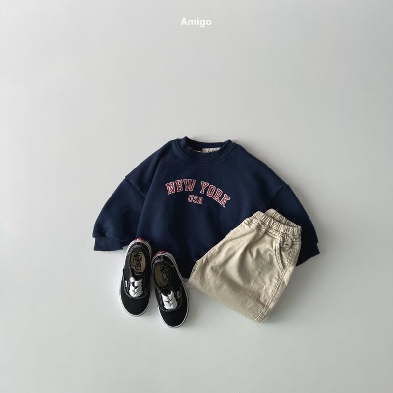 Amigo - Korean Baby Fashion - #babyclothing - Stitched Span Pants - 11