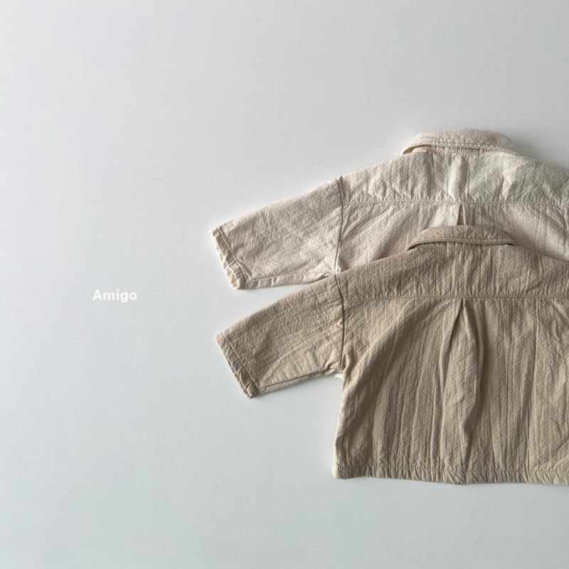 Amigo - Korean Baby Fashion - #babyclothing - Embossed Jacket - 6