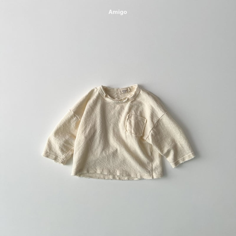 Amigo - Korean Baby Fashion - #babyfashion - Pocket Tee - 6