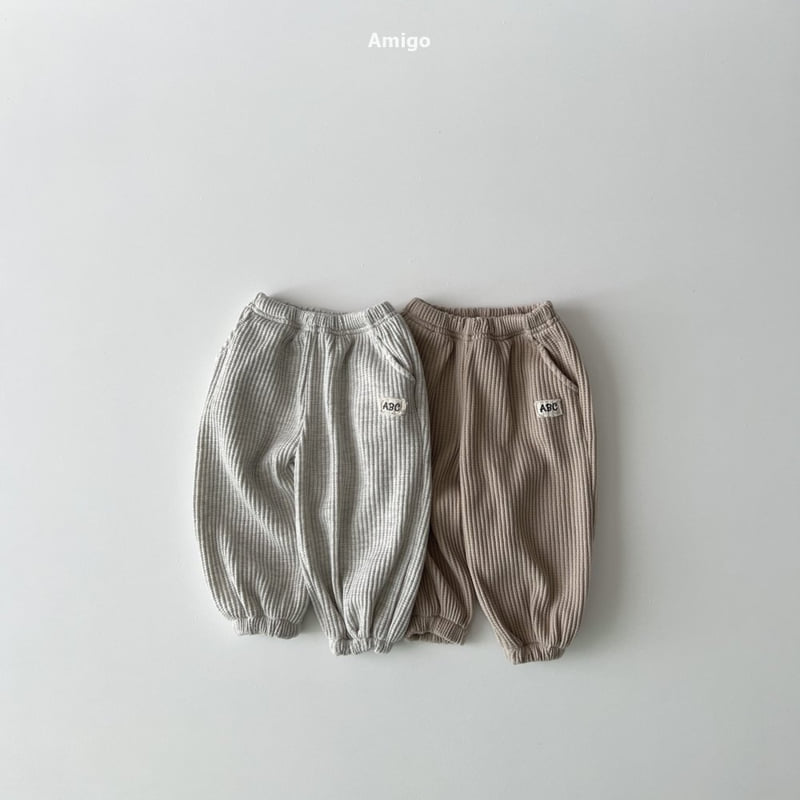 Amigo - Korean Baby Fashion - #babyfashion - Waffle Patch Pants - 2
