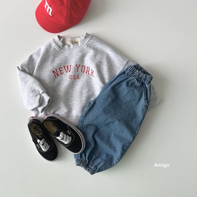 Amigo - Korean Baby Fashion - #babyfashion - Dart Denim Jogger Pants - 6