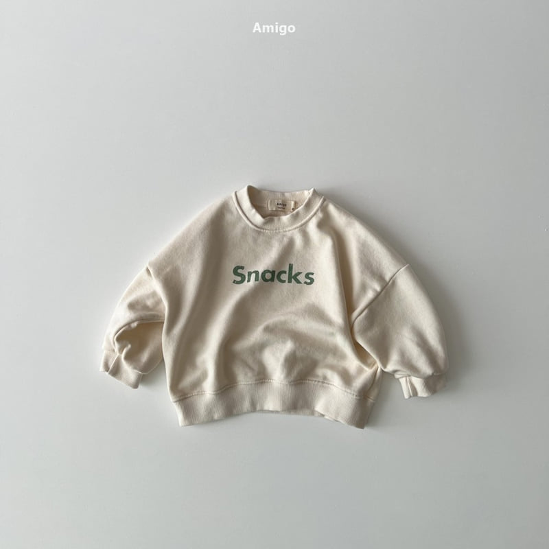 Amigo - Korean Baby Fashion - #babyclothing - Snack Sweatshirts - 4