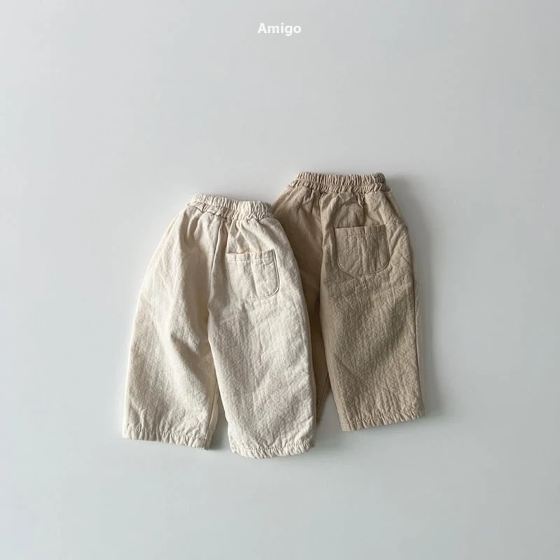 Amigo - Korean Baby Fashion - #babyfever - Embossed Pants - 9