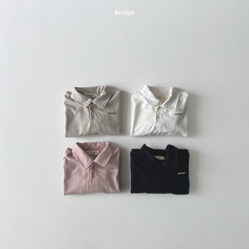 Amigo - Korean Baby Fashion - #babygirlfashion - A Collar Tee - 3