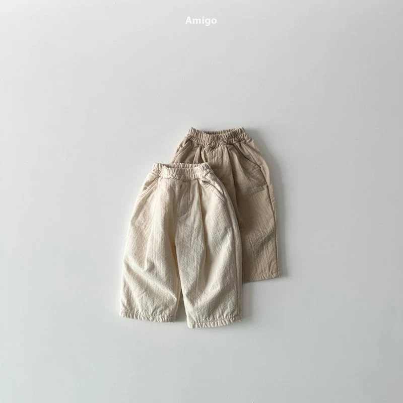 Amigo - Korean Baby Fashion - #babygirlfashion - Embossed Pants - 10