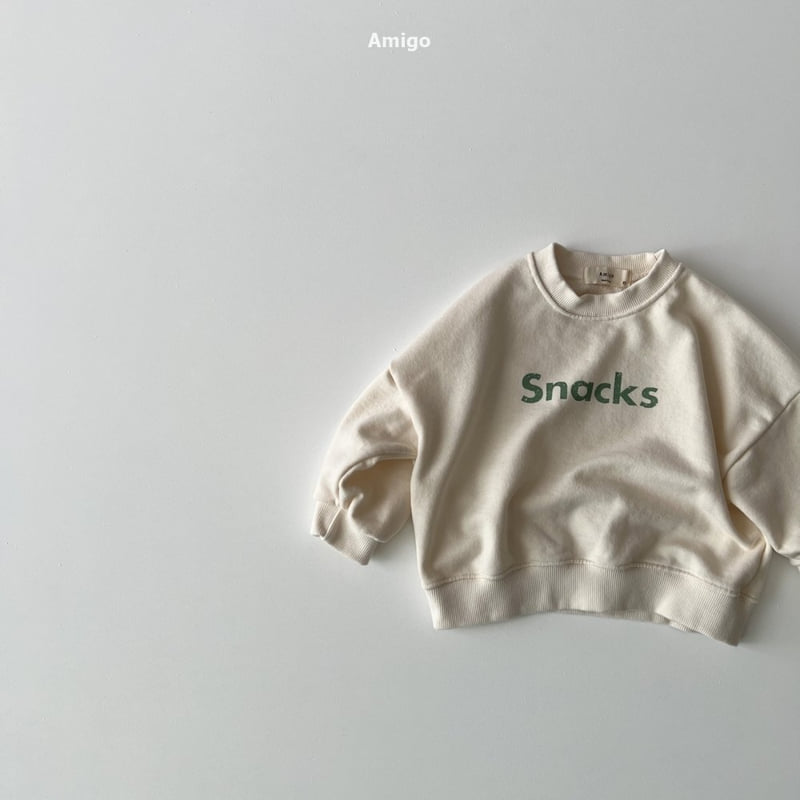 Amigo - Korean Baby Fashion - #babygirlfashion - Snack Sweatshirts - 6