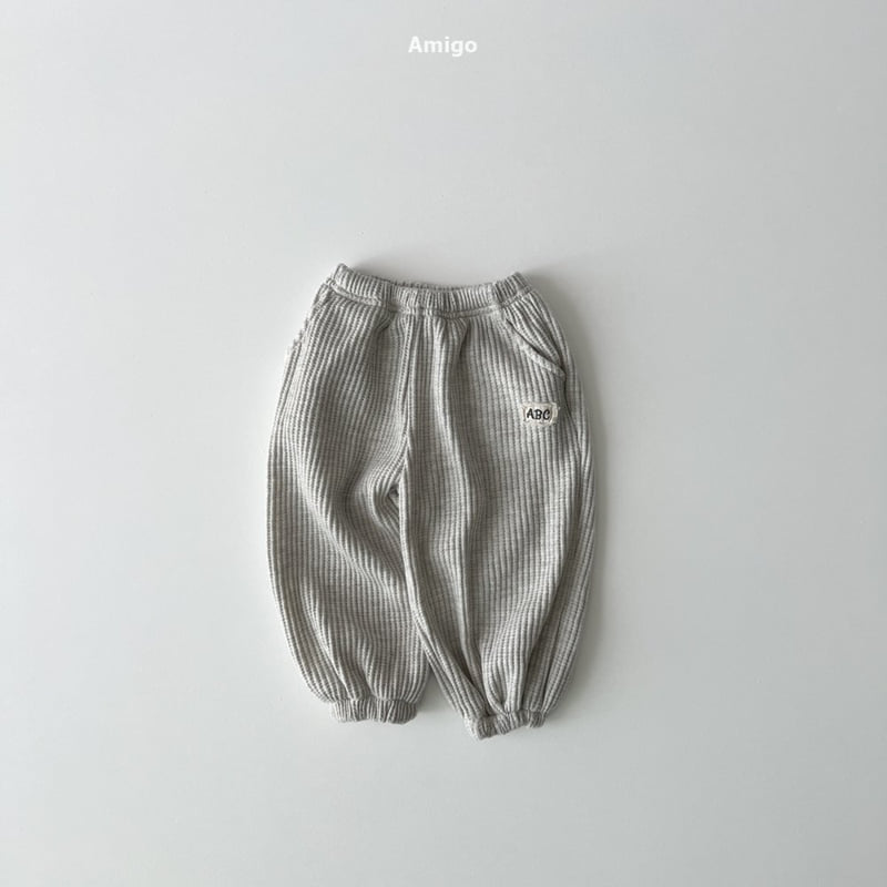 Amigo - Korean Baby Fashion - #babylifestyle - Waffle Patch Pants - 5