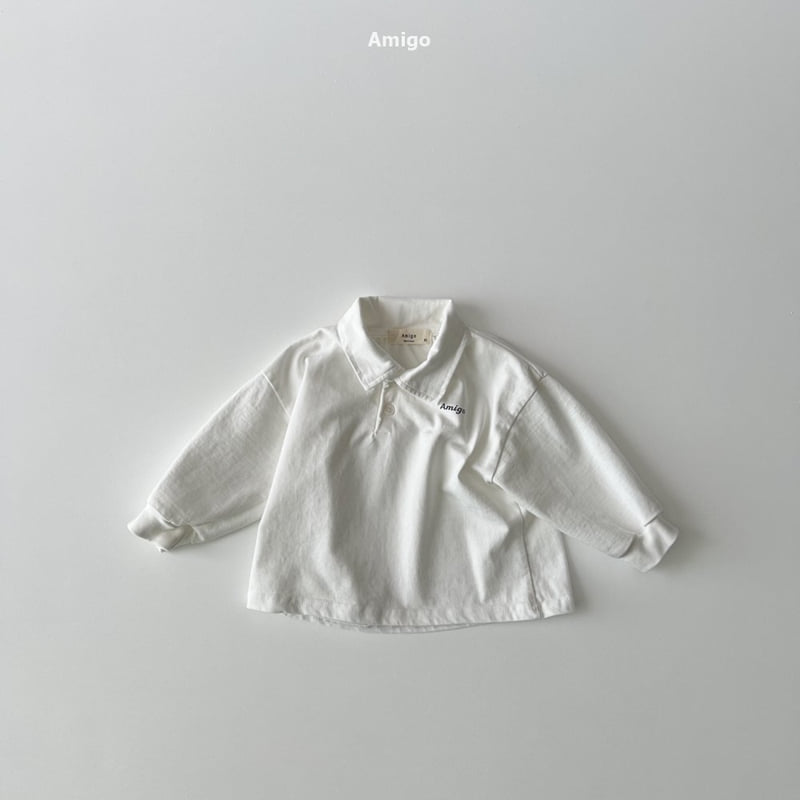 Amigo - Korean Baby Fashion - #babygirlfashion - A Collar Tee - 4