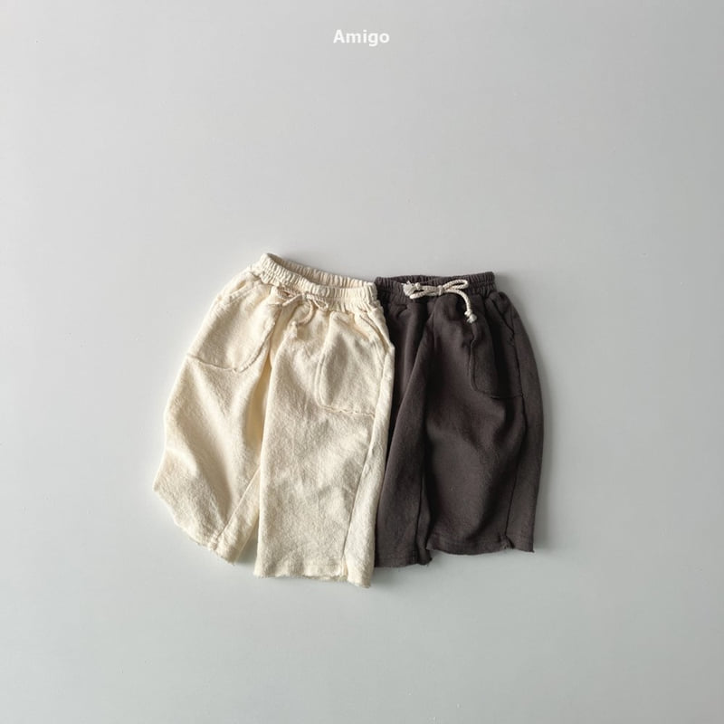 Amigo - Korean Baby Fashion - #babylifestyle - Pocket Pants - 2