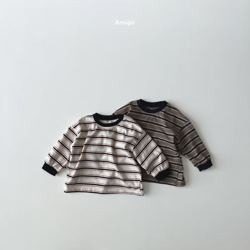 Amigo - Korean Baby Fashion - #babylifestyle - Momo Stripe Tee
