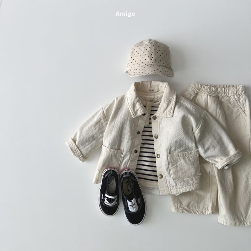 Amigo - Korean Baby Fashion - #babylifestyle - Embossed Jacket - 10