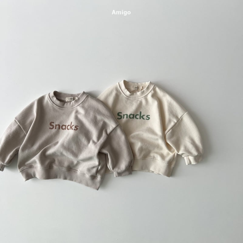 Amigo - Korean Baby Fashion - #babylifestyle - Snack Sweatshirts - 7