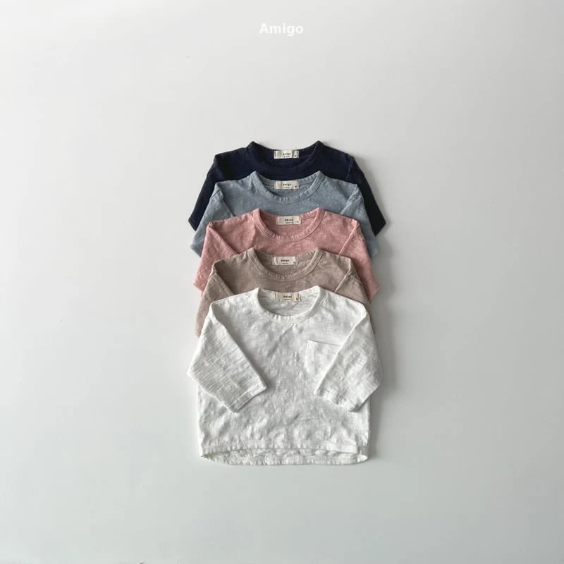 Amigo - Korean Baby Fashion - #babylifestyle - Slab Tee - 5