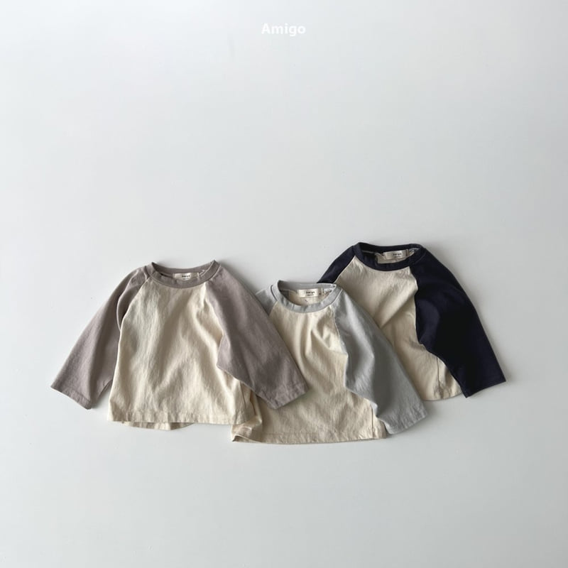 Amigo - Korean Baby Fashion - #babyoninstagram - Over Raglan Tee - 2