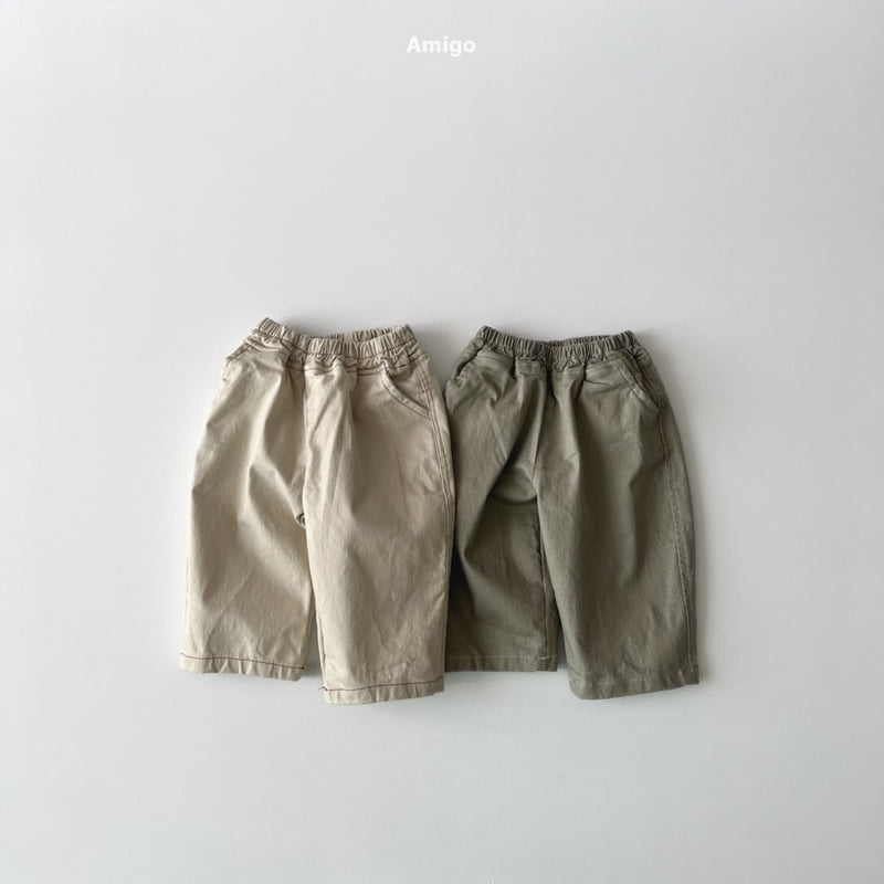Amigo - Korean Baby Fashion - #babyoninstagram - Stitched Span Pants