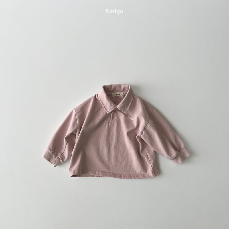 Amigo - Korean Baby Fashion - #babyoninstagram - A Collar Tee - 5