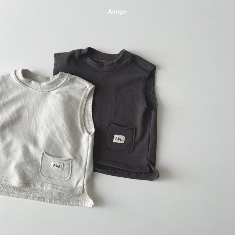 Amigo - Korean Baby Fashion - #babylifestyle - ABC Vest - 4