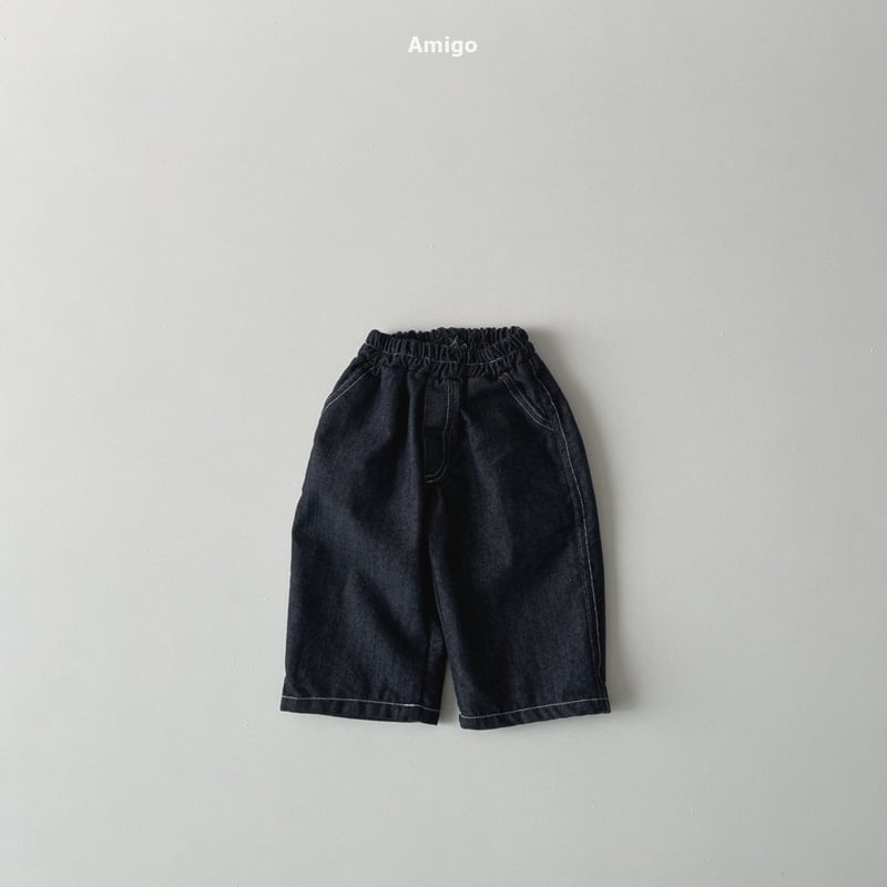 Amigo - Korean Baby Fashion - #babyoninstagram - Trump Denim Pants