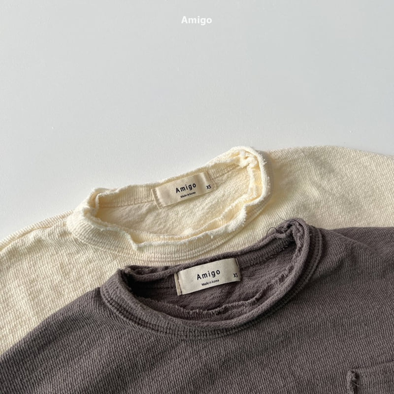 Amigo - Korean Baby Fashion - #babyootd - Pocket Tee - 11