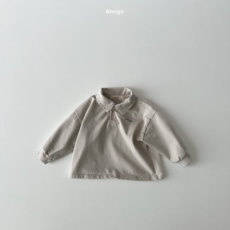 Amigo - Korean Baby Fashion - #babyootd - A Collar Tee - 6