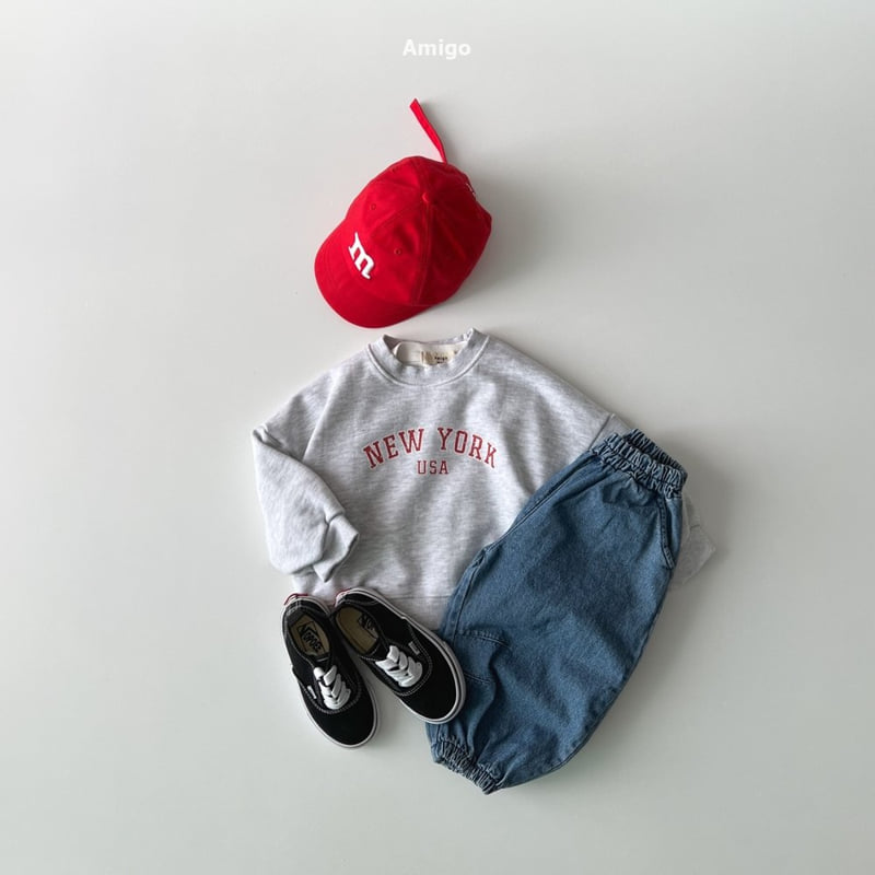 Amigo - Korean Baby Fashion - #babyootd - Dart Denim Jogger Pants - 11