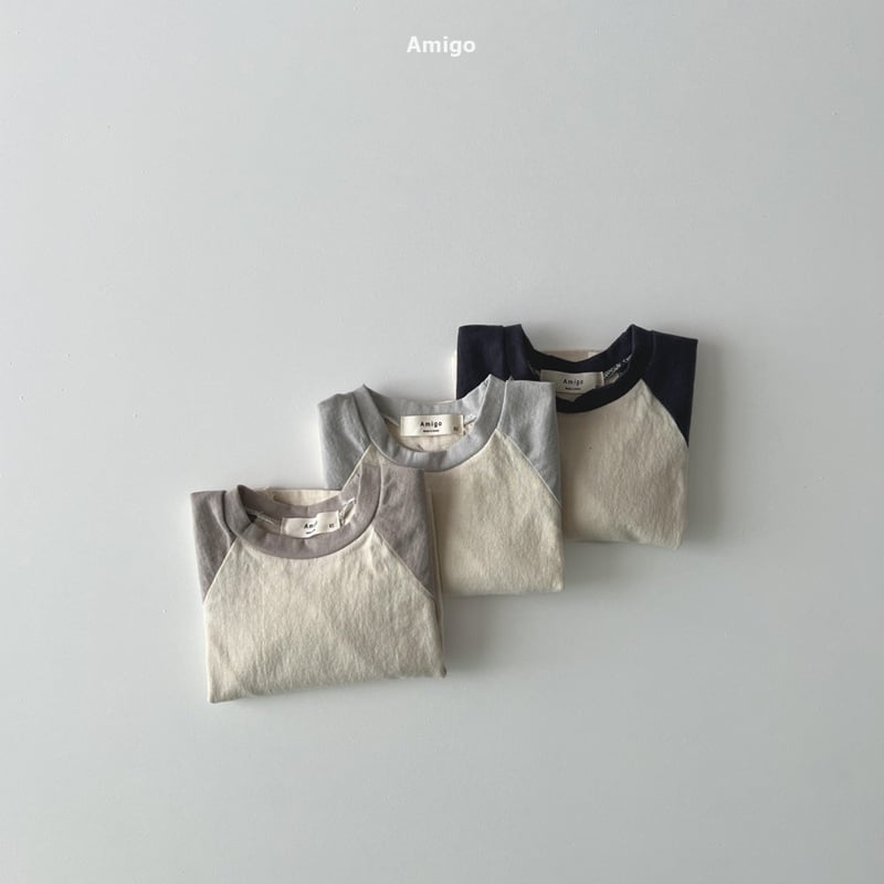 Amigo - Korean Baby Fashion - #babyootd - Over Raglan Tee - 4